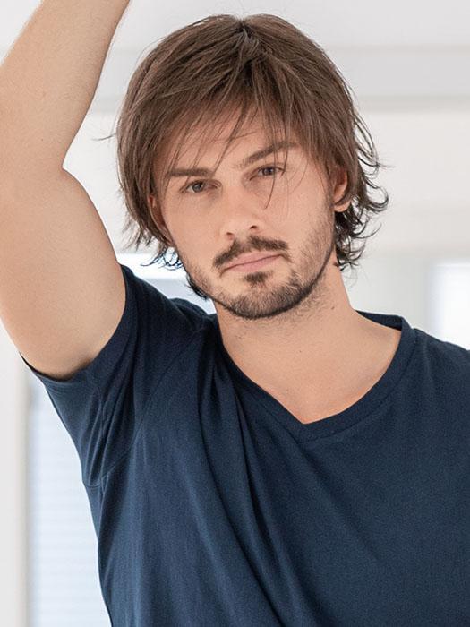 Johnny | Synthetic Lace Front Wig (Mono Part) - Musesware