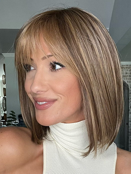 Paige | Human Hair / Synthetic Blend Lace Front Wig (Hand Tied) - Musesware