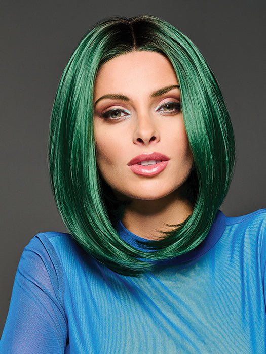 Green IRL | Synthetic Lace Front Wig (Mono Part) - Musesware