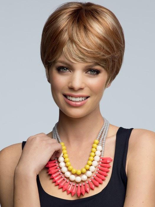 Short Top Piece by Amore | Synthetic Hair Topper (Full Mono) | CLOSEOUT - Musesware