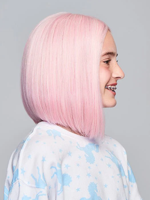 Sweetly Pink | Synthetic Lace Front Wig (Mono Part) - Musesware