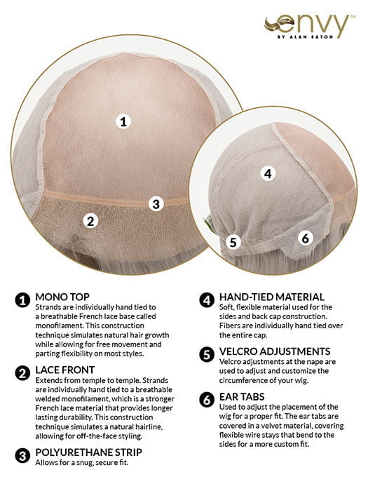 Paige | Human Hair / Synthetic Blend Lace Front Wig (Hand Tied) - Musesware