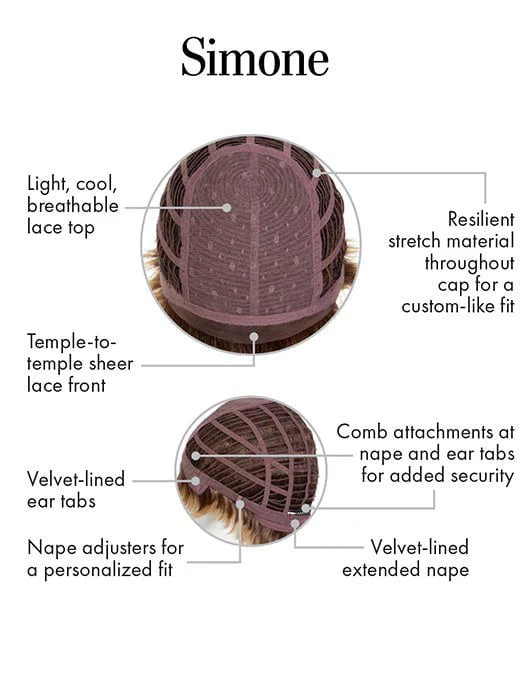 Simone | Synthetic Lace Front Wig (Basic Cap) - Musesware