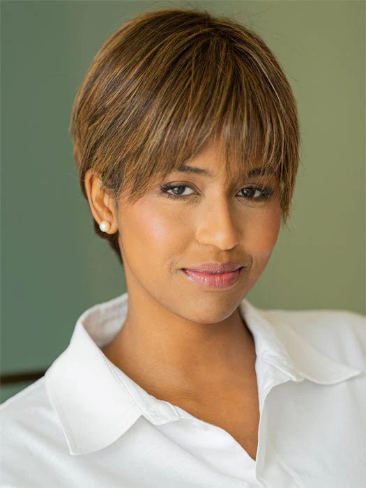 Paula | Human Hair/Synthetic Hair Blend Lace Front Wig (Mono Top) - Musesware