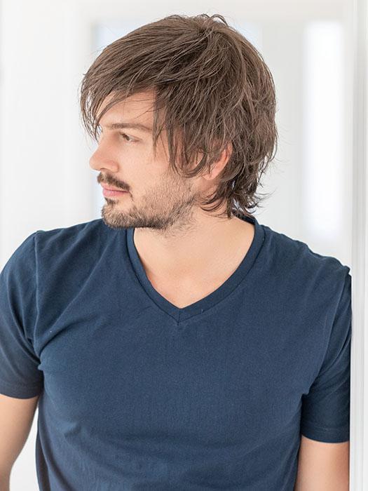 Johnny | Synthetic Lace Front Wig (Mono Part) - Musesware