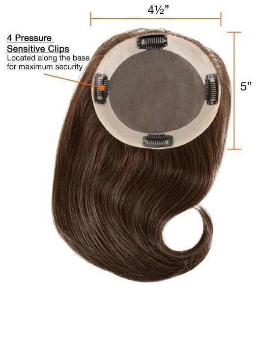 Toppiece 4001 by Louis Ferre | Human Hair Topper (Mono Base) | CLOSEOUT - Musesware