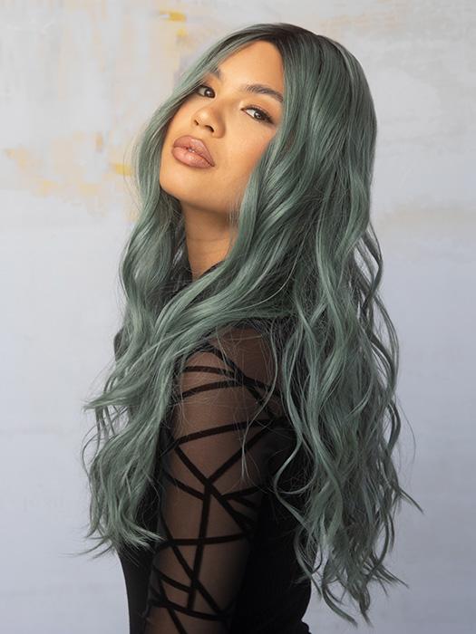 Lavish Wavez | HF Synthetic Lace Front Wig (Mono Part) - Musesware