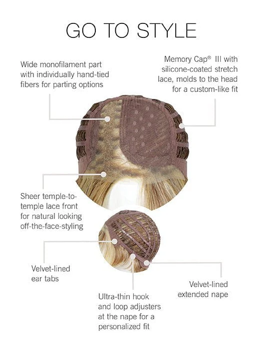 Go To Style | Synthetic Lace Front Wig (Mono Part) - Musesware