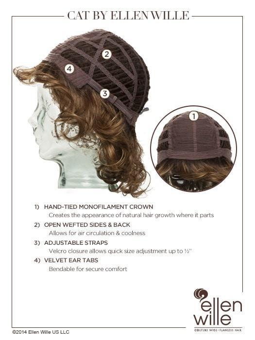 Cat | Synthetic Lace Front Wig (Mono Crown) - Musesware