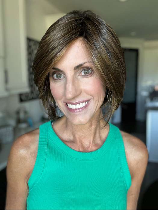 Straight Up With a Twist | HF Synthetic Lace Front Wig (Mono Top) - Musesware