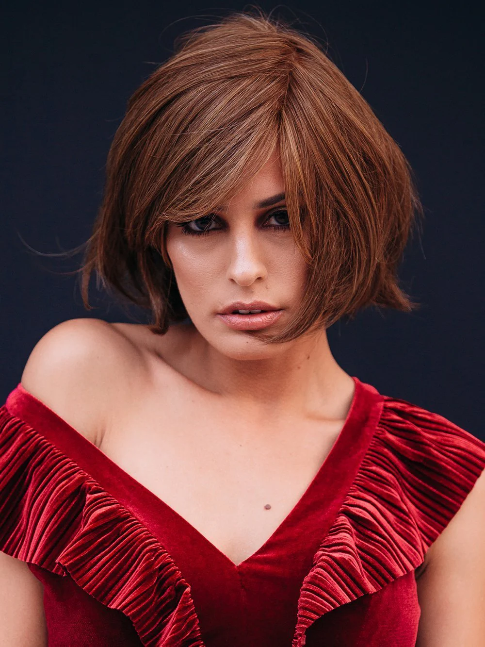 Shyla | Human Hair/ Synthetic Blend Wig (Hand-Tied) - Musesware