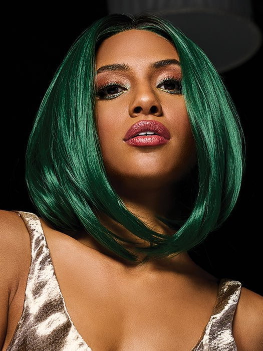 Green IRL | Synthetic Lace Front Wig (Mono Part) - Musesware