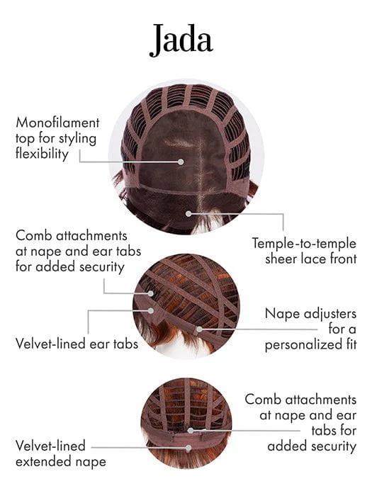 Jada | Synthetic Lace Front Wig (Mono Top) - Musesware