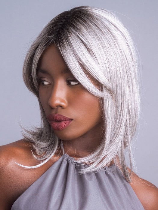 High Heat Mid Straight Topper | Synthetic Topper (Lace Part) - Musesware