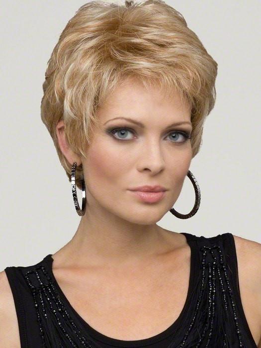 Tina by Envy | Short Lace Front Wig With Bangs | CLOSEOUT - Musesware