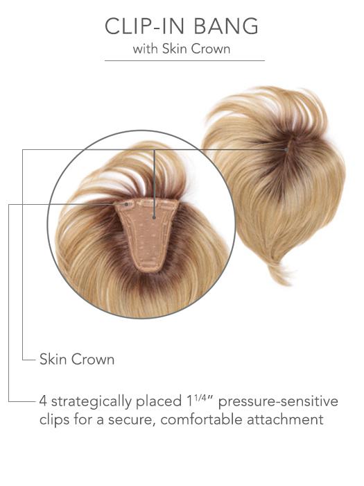 No Doubt | HF Synthetic Clip In Bang | CLOSEOUT - Musesware