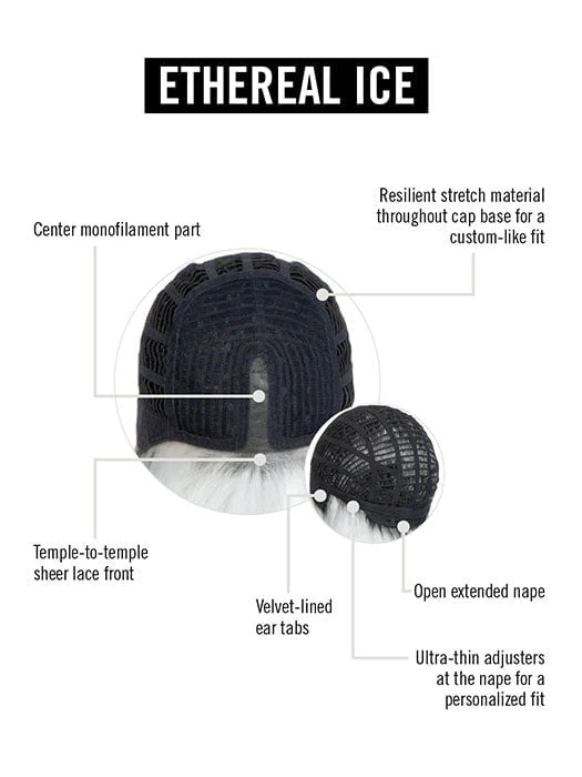 Ethereal Ice | HF Synthetic Wig (Basic Cap) - Musesware