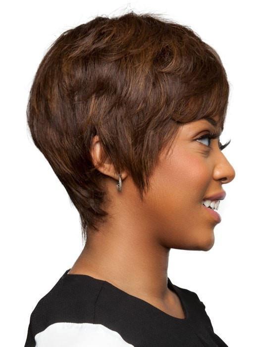 H-Bom by  Motown Tress | Short Human Hair Wig - Musesware