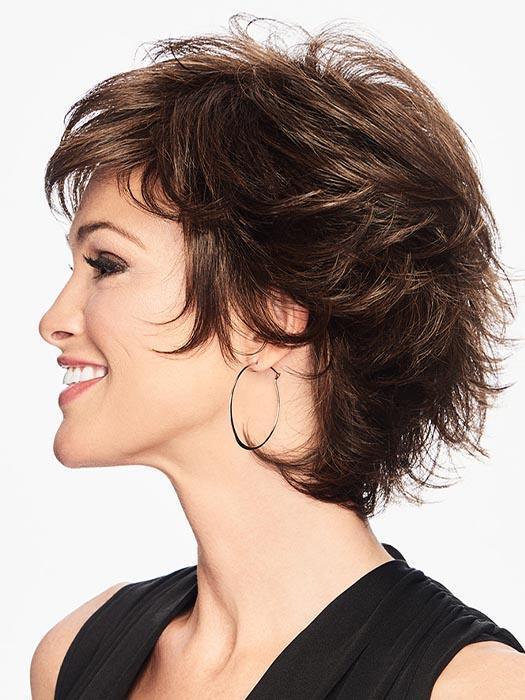 Textured Flip Wig | HF Synthetic Wig - Musesware