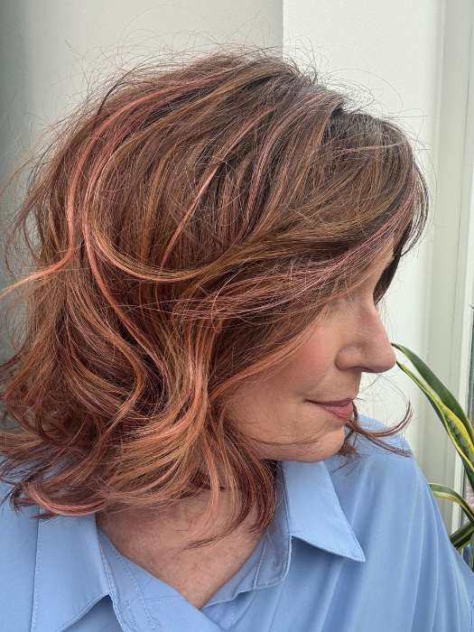 Delight | Synthetic Lace Front Wig (Mono Part) - Musesware