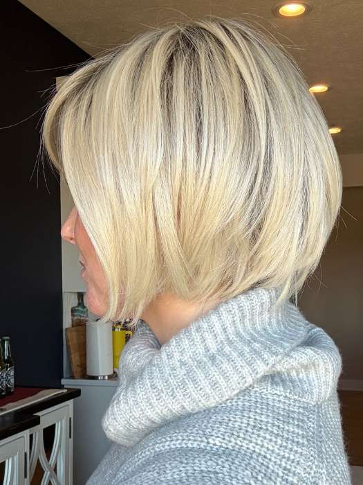 Smooth Cut Bob | Synthetic Lace Front Wig (Mono Top) - Musesware