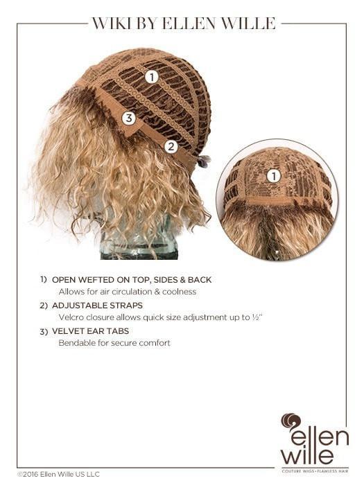 Wiki by Ellen Wille | Curly Bob Wig | CLOSEOUT - Musesware