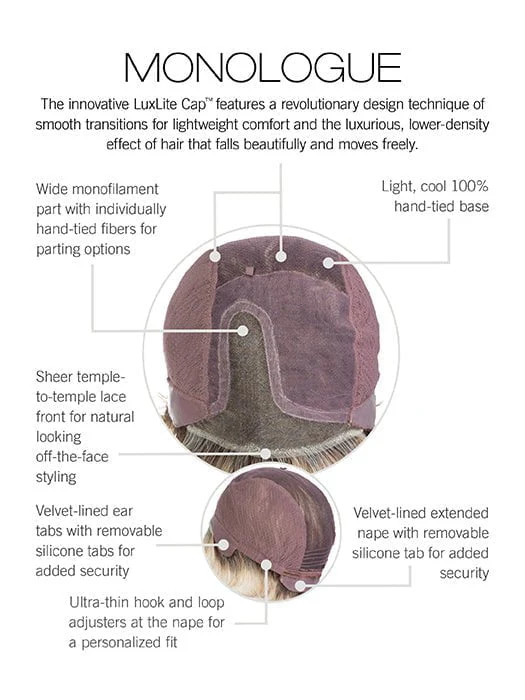 Monologue | Petite/Average | Synthetic Lace Front Wig (Hand Tied) - Musesware