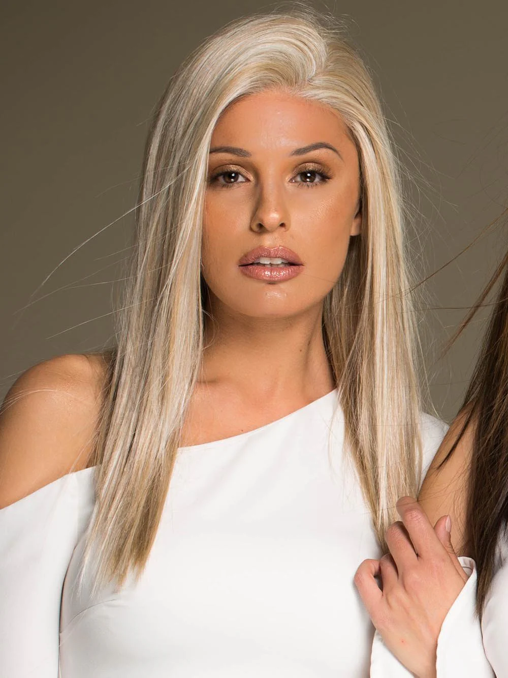 Veronica | Human Hair/ Synthetic Blend Wig (Mono Top) - Musesware