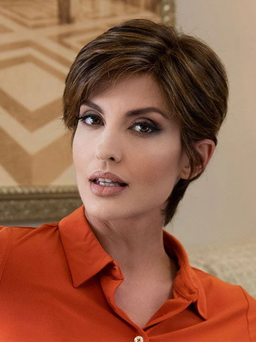 Paula | Human Hair/Synthetic Hair Blend Lace Front Wig (Mono Top) - Musesware