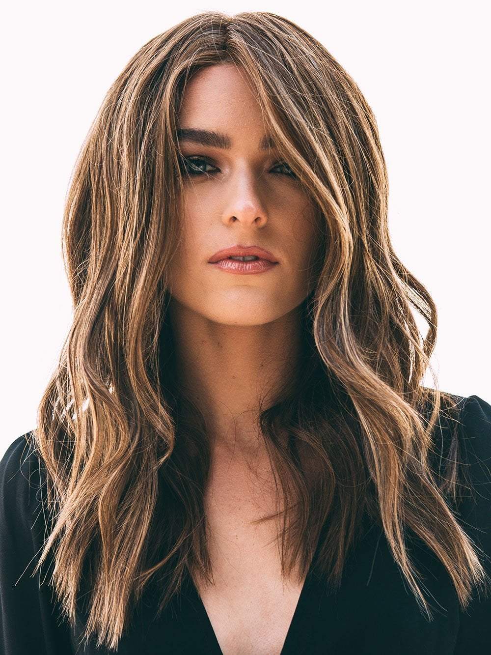 Veronica | Human Hair/ Synthetic Blend Wig (Mono Top) - Musesware