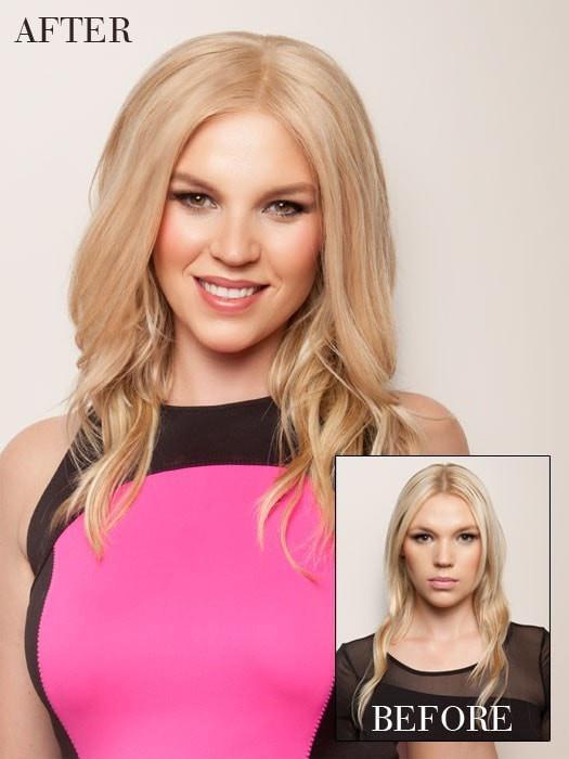 Special Effect | Human Hair Topper with Lace Front (Mono Top) - Musesware