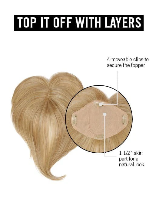 Top It Off With Layers | Synthetic Hair Topper (Mono Part) - Musesware