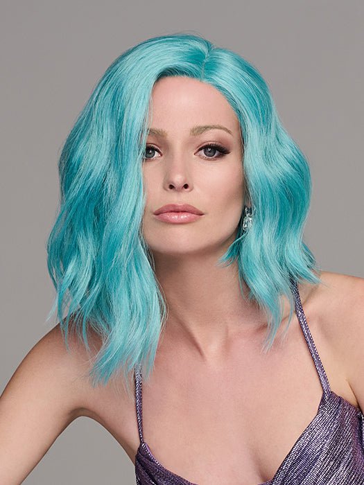 Blue Babe | Synthetic Lace Front Wig (Mono Part) - Musesware