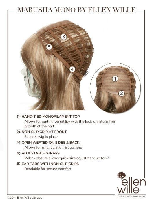 Marusha Mono by Ellen Wille | Long Layered Synthetic Wig | CLOSEOUT - Musesware