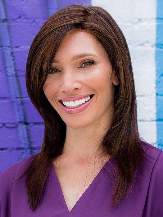 Ava | Lace Front Human Hair/ Synthetic Blend Wig - Musesware