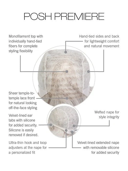 Posh Premiere | Synthetic Lace Front Wig (Hand-Tied) - Musesware