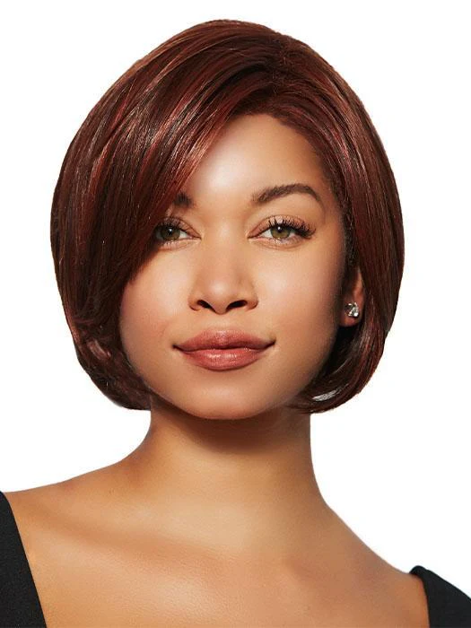 Angled Bob | HF Synthetic Lace Front Wig (Basic Cap) - Musesware