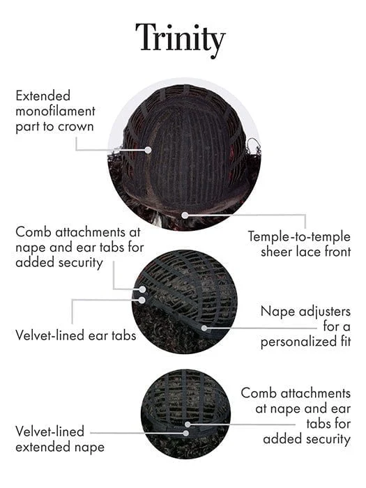 Trinity | Synthetic Lace Front Wig (Mono Part) - Musesware