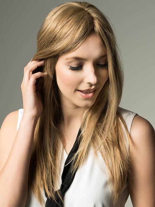 MONO WIGLET 12-HH | Human Hair Top Piece (Mono Top) - Musesware