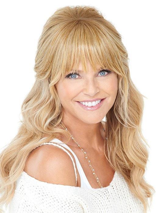 Natural Fringe Clip-in Bang by Christie Brinkley | Heat-Friendly | CLOSEOUT - Musesware
