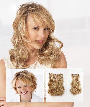 POP 2pc Synthetic Clip-In Wavy Extensions | CLOSEOUT - Musesware
