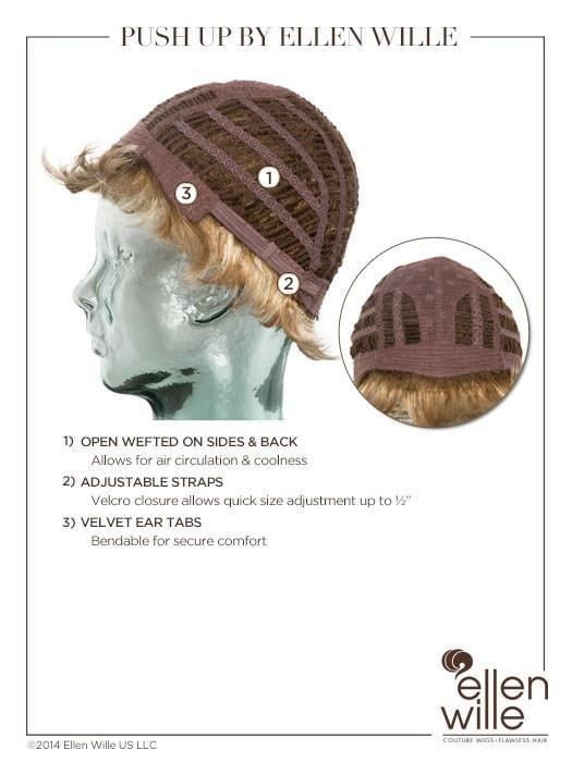 Push Up | Short Synthetic Wig (Basic Cap) - Musesware